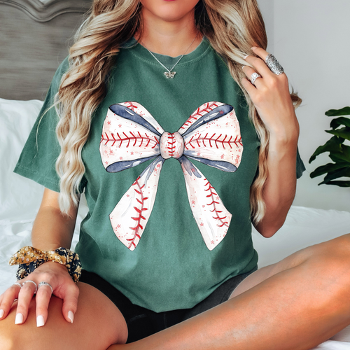 Baseball Bow T-Shirt