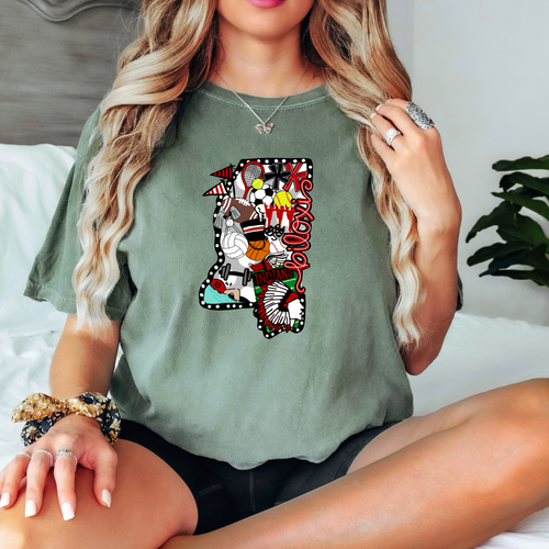 Biloxi MS Outline T-Shirt