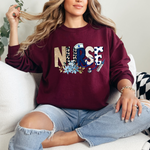 Glittery Nurse Sweatshirt