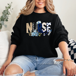 Glittery Nurse Sweatshirt