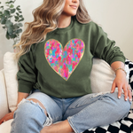 Abstract Heart Sweatshirt
