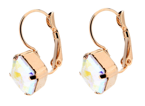 Asscher 10mm Earring